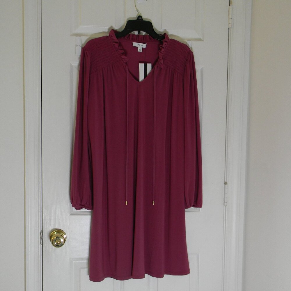 Nine West Dress from the Ground Up Plumberry Sz Small NWOT